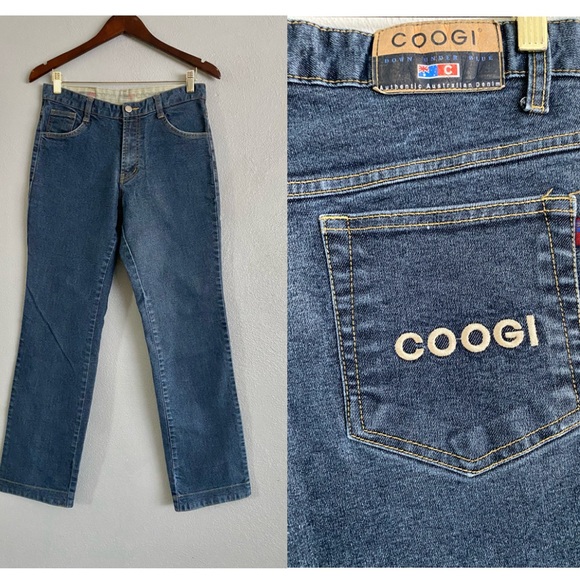 Coogi Women’s Jeans Size 30 Straight Jeans 100% Cotton Dark Denim Casual Y2K - Picture 1 of 10